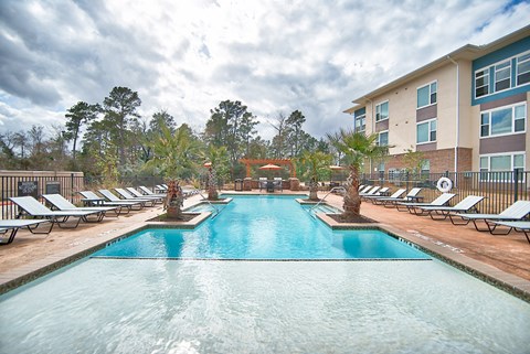 Exterior Pool for Encore At Westfork Community in Conroe Texas